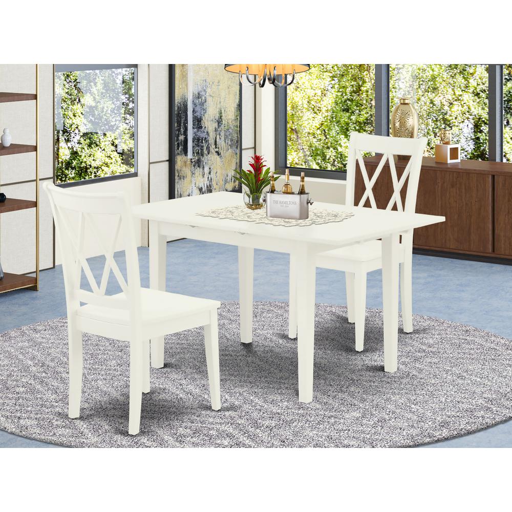 Dining Table- Dining Chairs, NOCL3-LWH-W