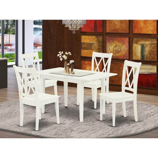 Dining Table- Dining Chairs, NOCL5-LWH-W