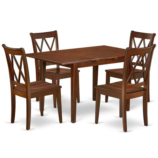 Dining Room Set Mahogany, NOCL5-MAH-W