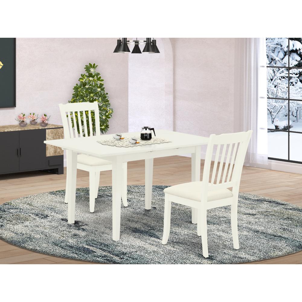 Dining Table- Dining Chairs, NODA3-LWH-C