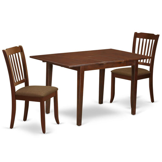 Dining Room Set Mahogany, NODA3-MAH-C