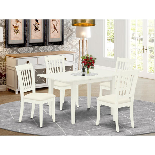 Dining Table- Dining Chairs, NODA5-LWH-C