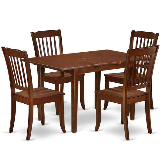 Dining Room Set Mahogany, NODA5-MAH-W