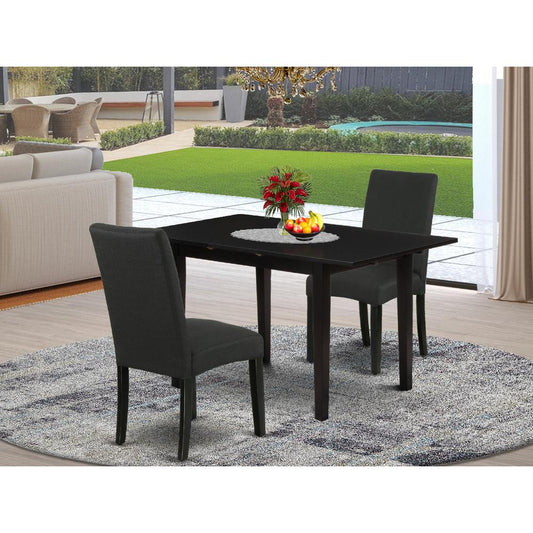 Dining Table- Dining Chairs, NODR3-BLK-24