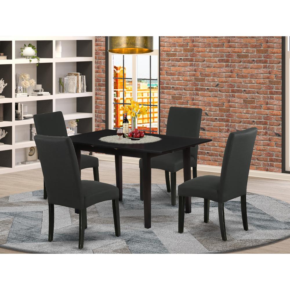 Dining Table- Dining Chairs, NODR5-BLK-24