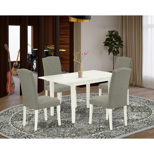 Dining Table- Parson Chairs, NOEN5-LWH-06