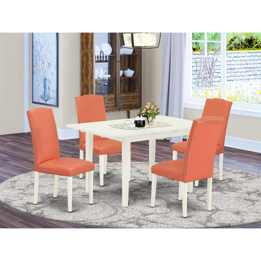 Dining Table- Parson Chairs, NOEN5-LWH-78