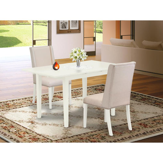 Dining Table- Parson Chairs, NOFL3-LWH-01