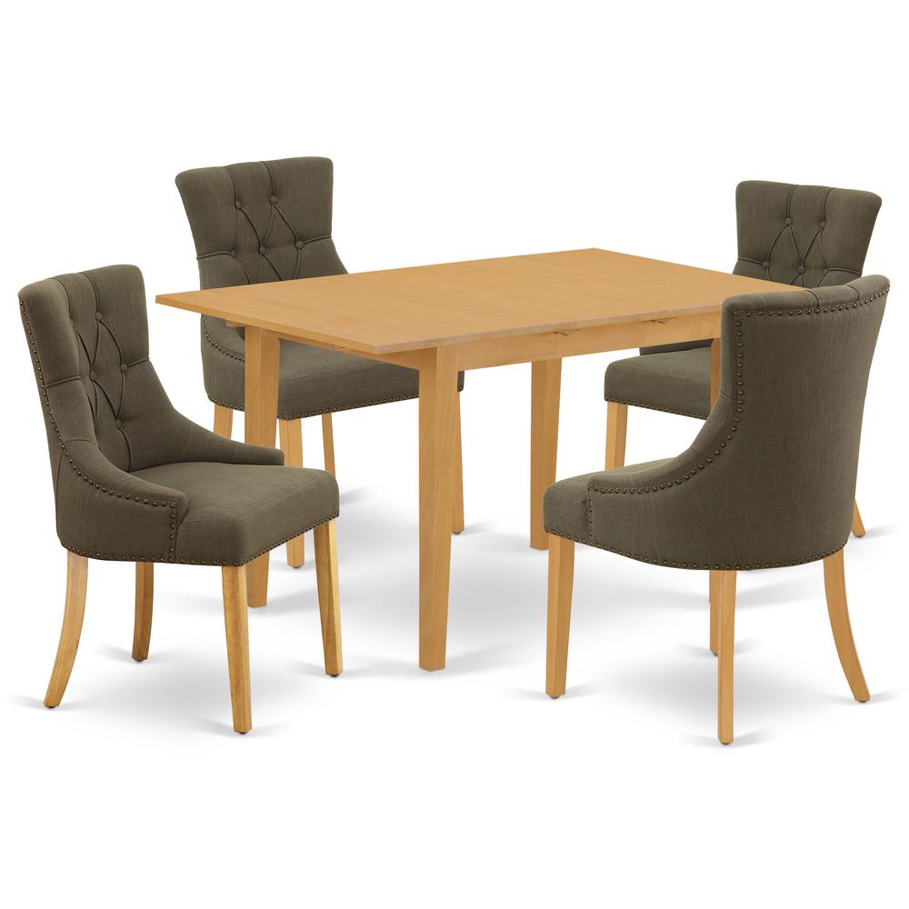 Dining Room Set Oak, NOFR5-OAK-20