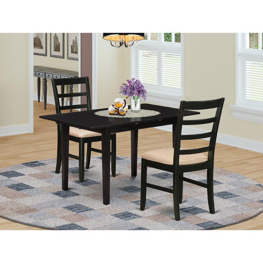 Dining Table- Dining Chairs, NOPF3-BLK-C