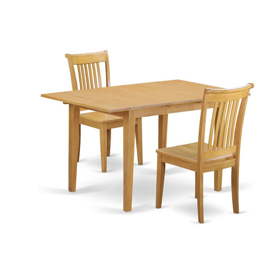 Dining Room Set Oak, NOPO3-OAK-W