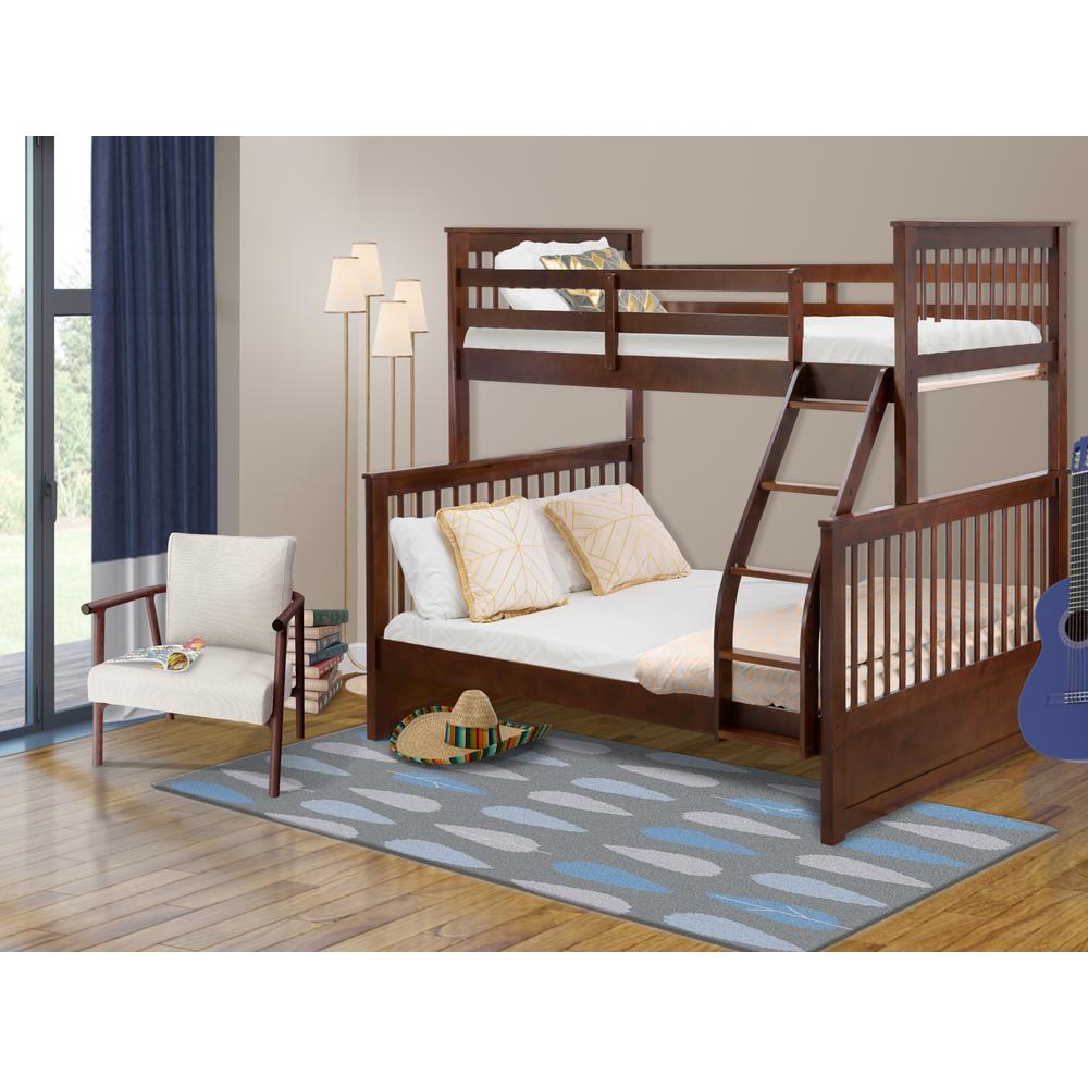 Youth Bunk Bed Walnut, ODB-03-W