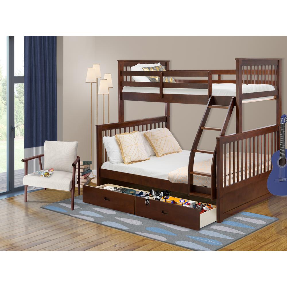 Bunk Bed Headboard and Footboard- Bunk Bed Rails Bunk Bed Drawer, ODB-03-WA