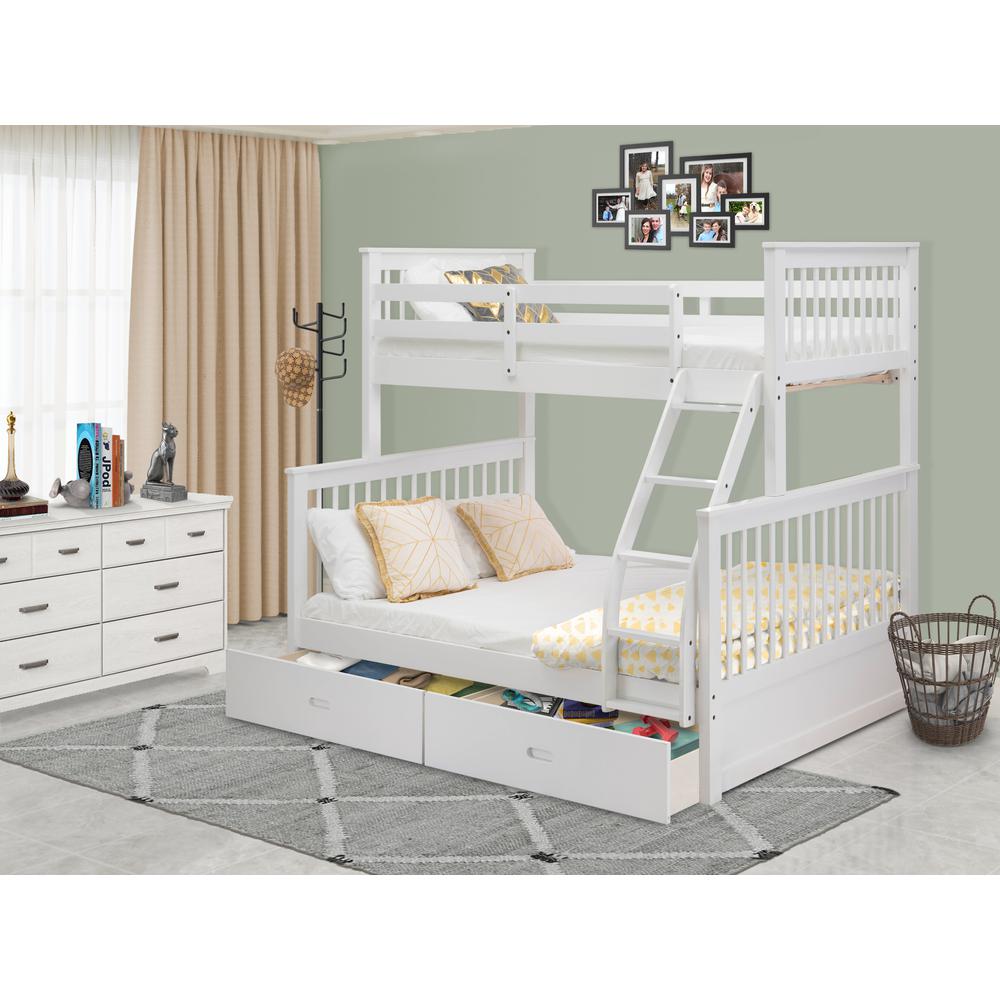 Bunk Bed Headboard and Footboard- Bunk Bed Rails Bunk Bed Drawer, ODB-05-WA