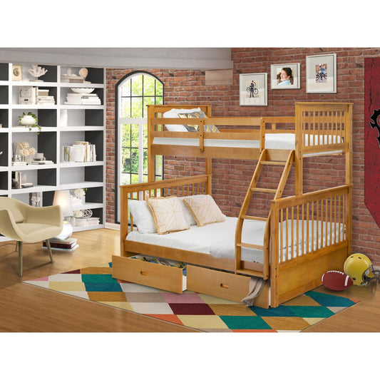 Bunk Bed Headboard and Footboard- Bunk Bed Rails Bunk Bed Drawer, ODB-09-WA