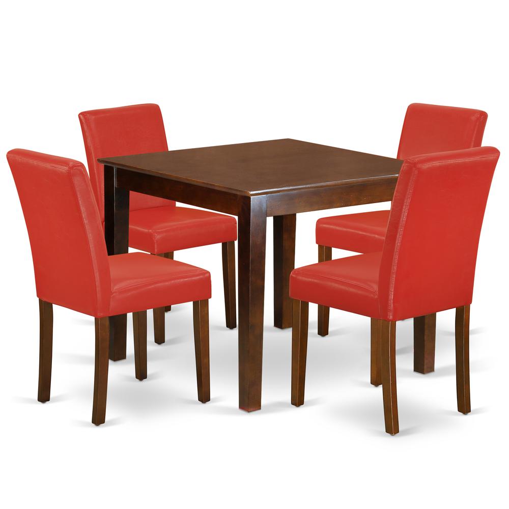 Dining Room Set Mahogany, OXAB5-MAH-72