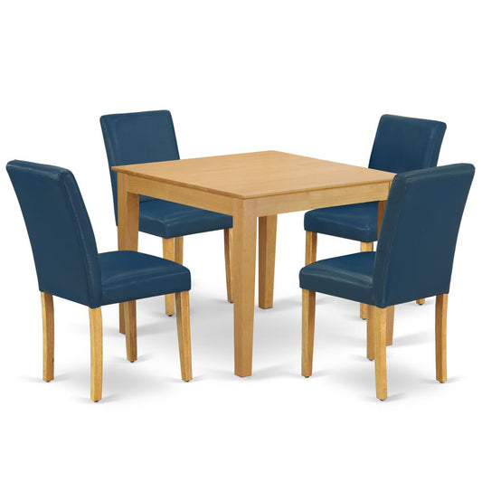 Dining Room Set Oak, OXAB5-OAK-55