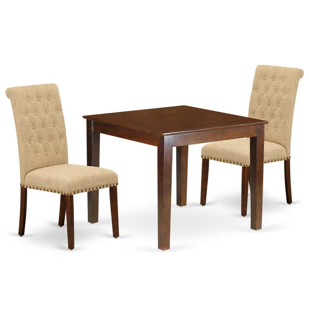 Dining Room Set Mahogany, OXBR3-MAH-04