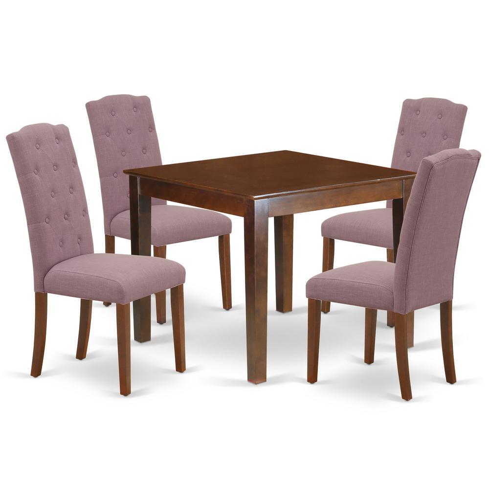 Dining Room Set Mahogany, OXCE5-MAH-10