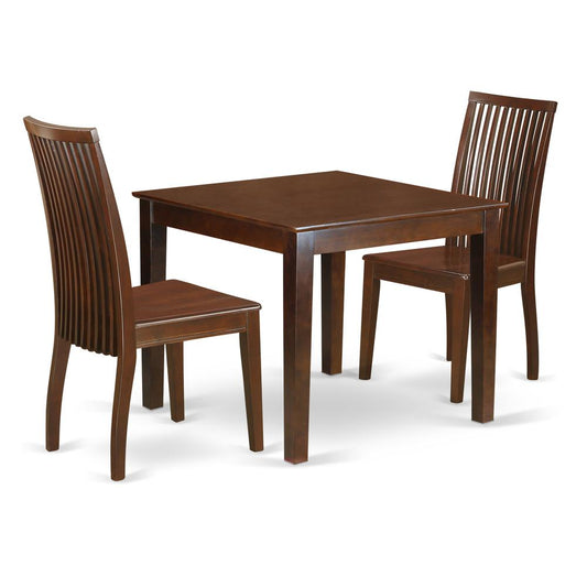 Dining Room Set Mahogany, OXIP3-MAH-W