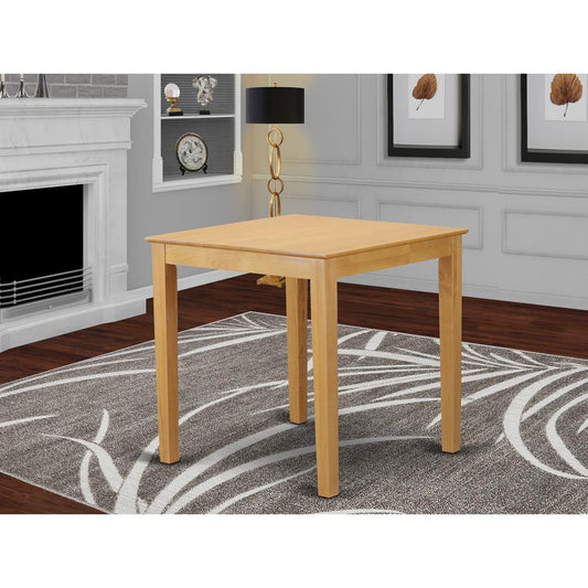 36"-Square  Counter  Height  Pub  Set  table  in  Oak  Finish