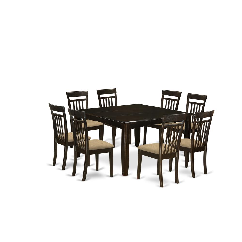 Dining Room Set Cappuccino, PFCA9-CAP-C