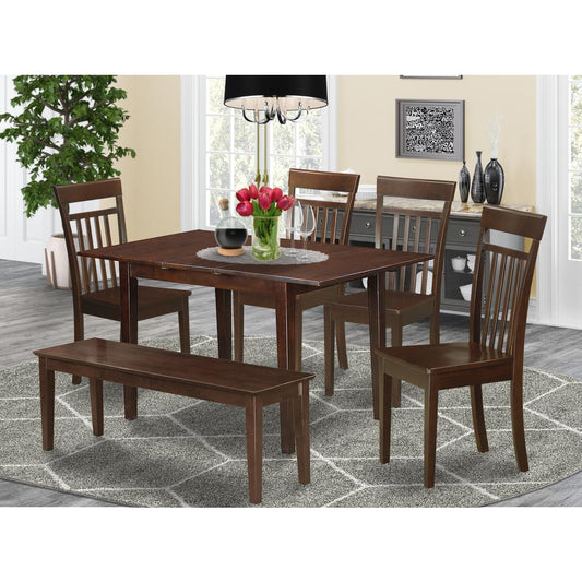 Dining Room Set Mahogany, PSCA6-MAH-W