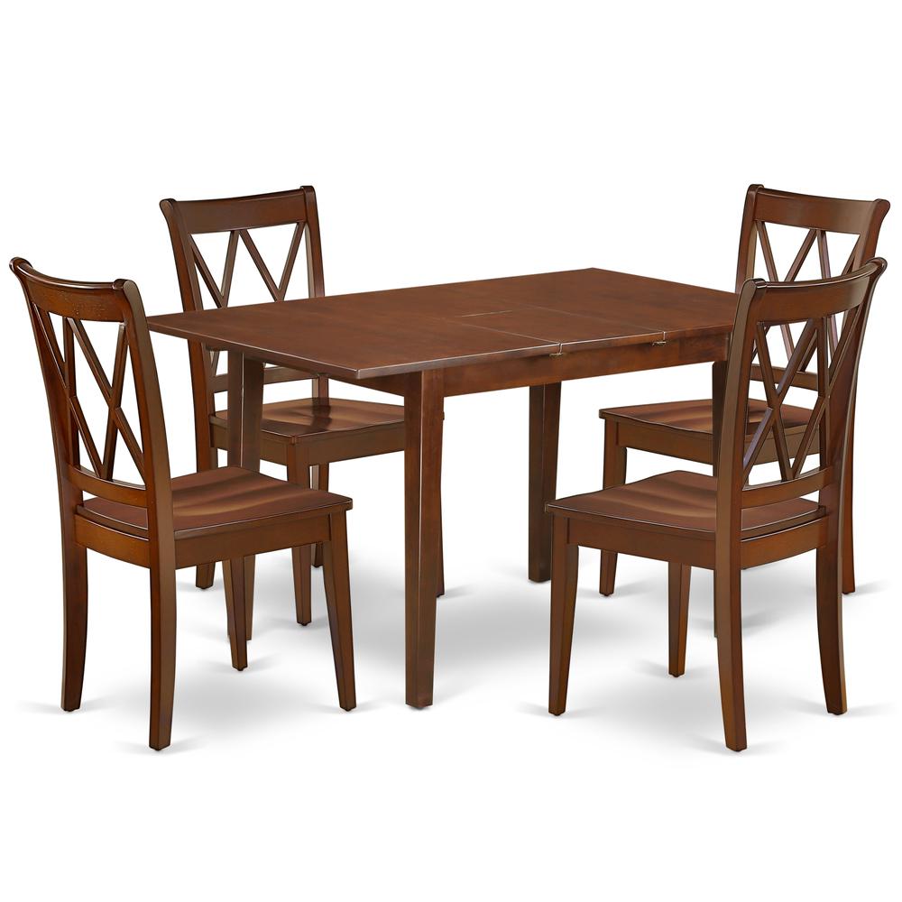 Dining Room Set Mahogany, PSCL5-MAH-W