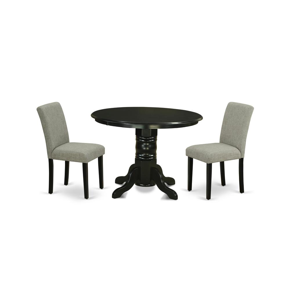 Dining Room Set Black, SHAB3-BLK-06