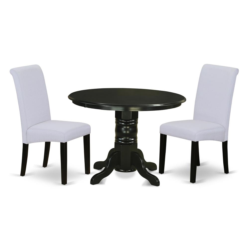 Dining Room Set Black, SHBA3-BLK-05