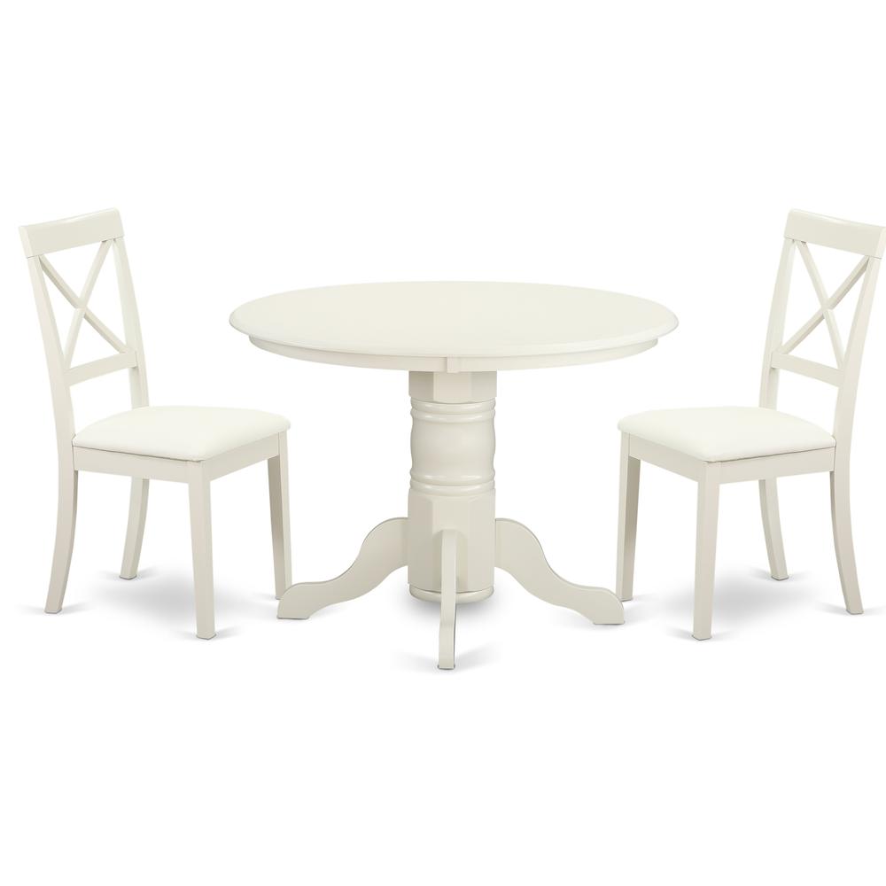 Dining Room Set Linen White, SHBO3-WHI-LC