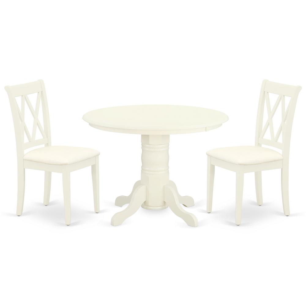 Dining Room Set Linen White, SHCL3-WHI-C