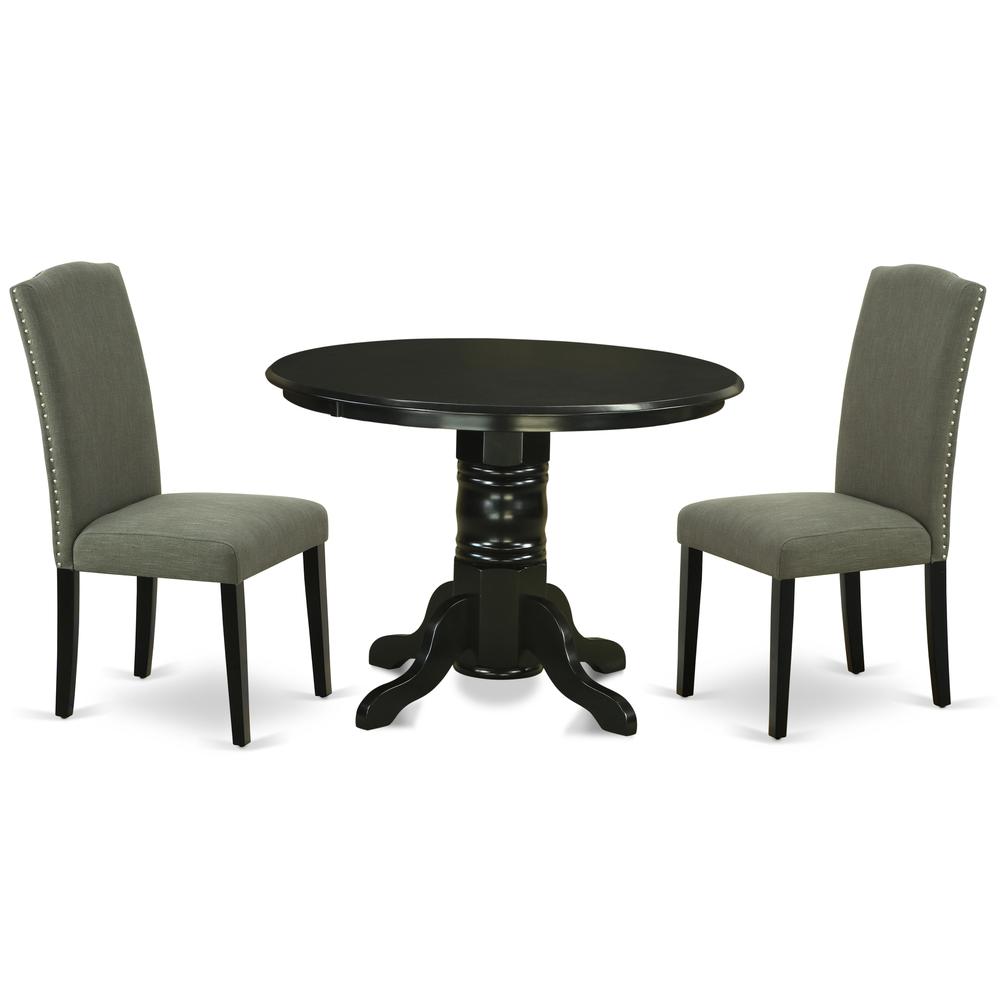 Dining Room Set Black, SHEN3-BLK-20