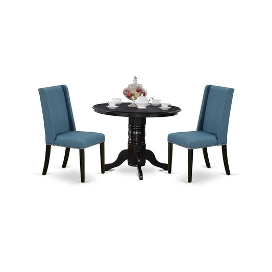 Dining Room Set Black, SHFL3-BLK-21