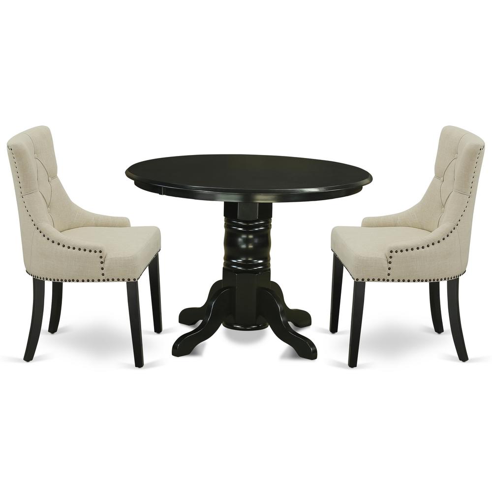 Dining Room Set Black, SHFR3-BLK-02