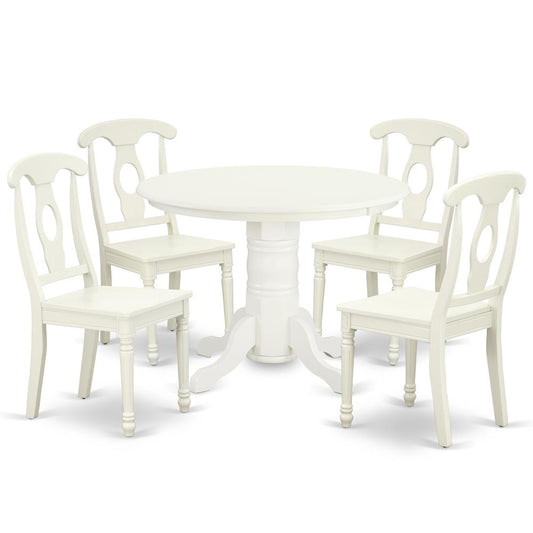 Dining Room Set Linen White, SHKE5-LWH-W