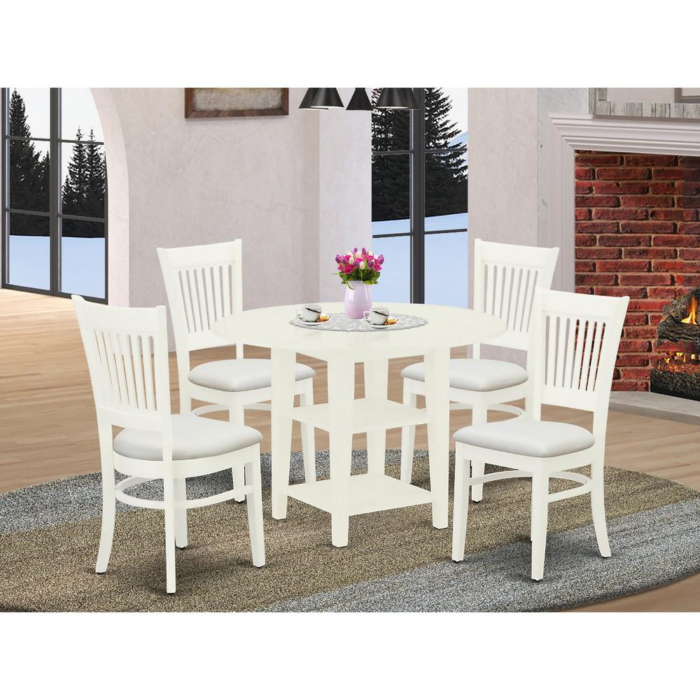 Dining Table- Dining Chairs, SUVA5-LWH-C