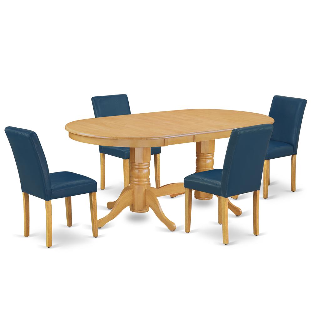 Dining Room Set Oak, VAAB5-OAK-55