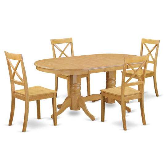 Dining Room Set Oak, VABO5-OAK-W