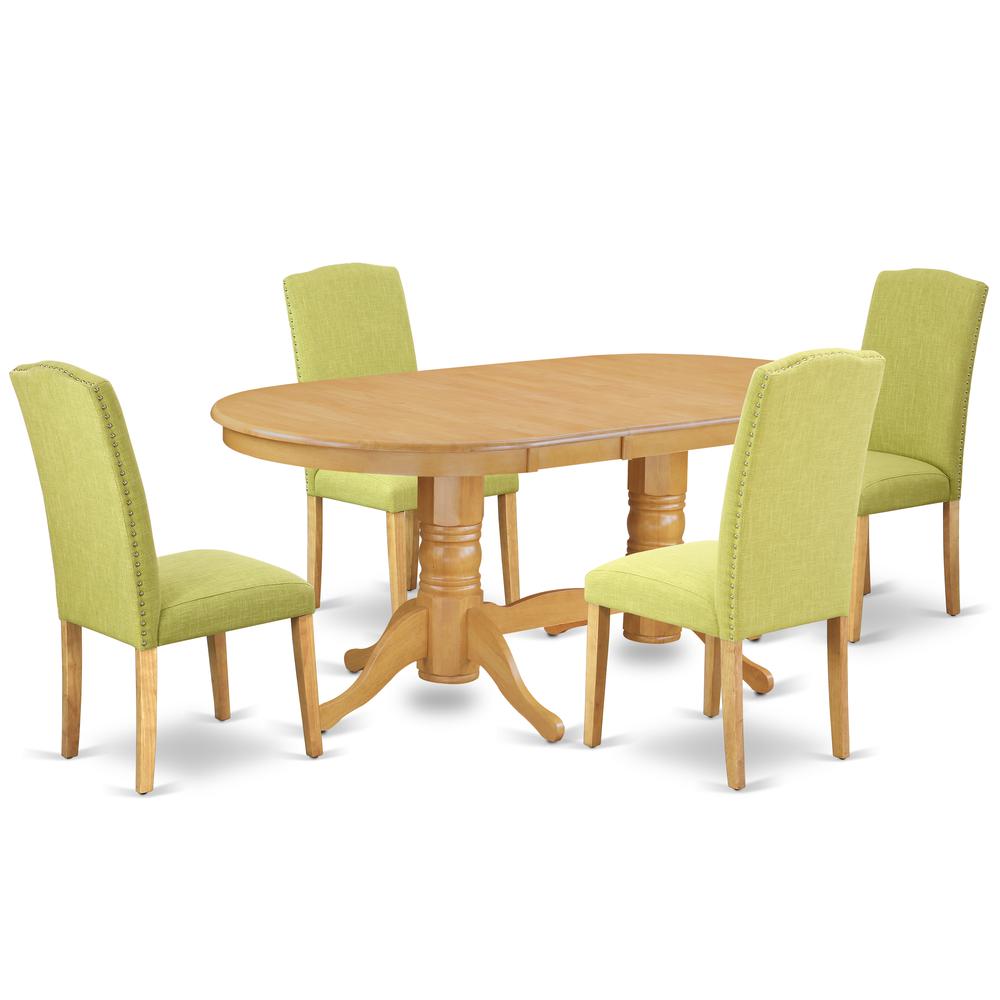 Dining Room Set Oak, VAEN5-OAK-07