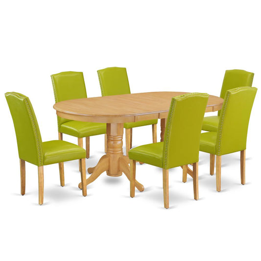 Dining Room Set Oak, VAEN7-OAK-51