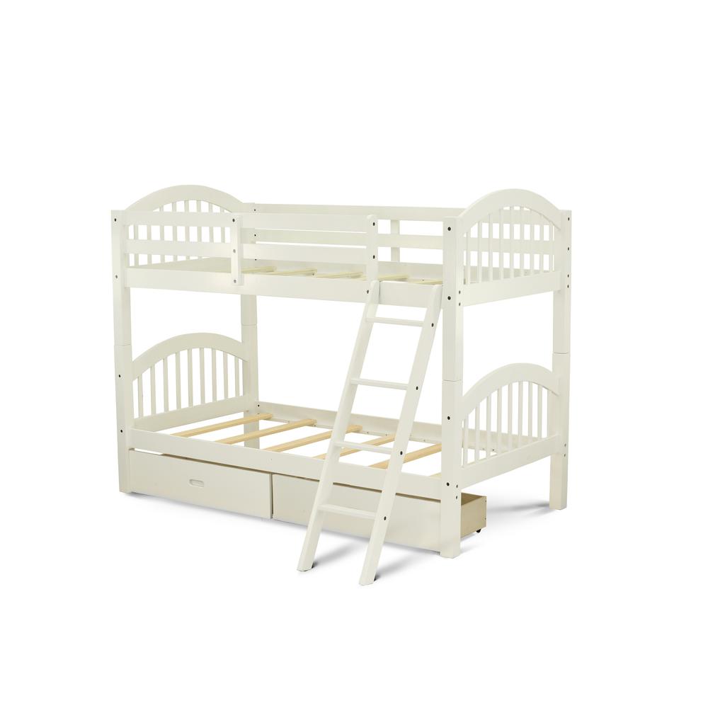 Youth Bunk Bed White, VEB-05-TA