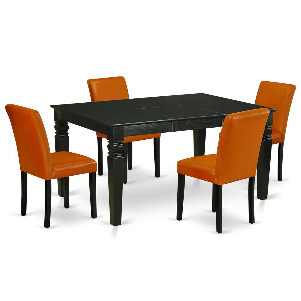 Dining Room Set Black, WEAB5-BLK-61