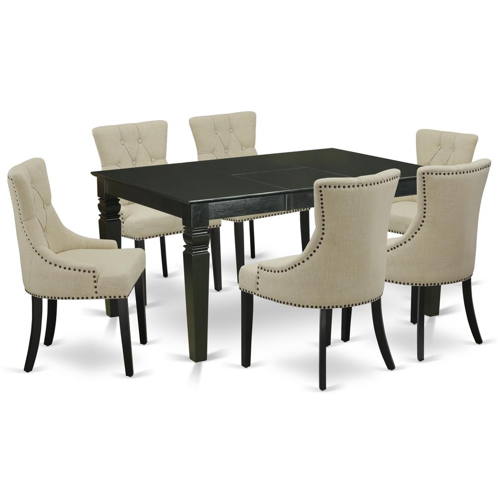 Dining Room Set Black, WEFR7-BLK-02