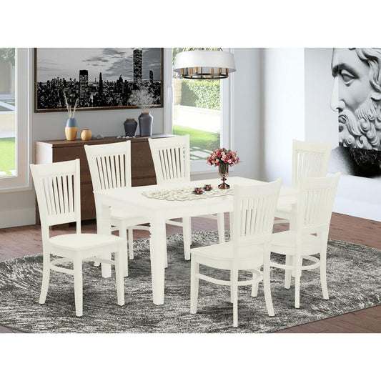 Dining Table- Table Leg Dining Chairs, WEVA7-LWH-W