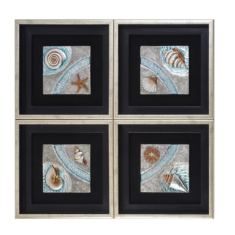 Sea Theme 4 In 1 Wall Décor