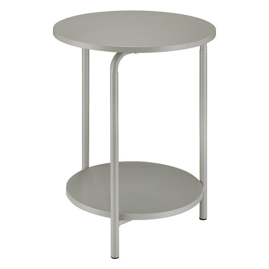 Elgin Metal Accent Table in Grey