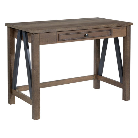 Braydon 42"W Writing Desk in Grey Oak Finish, BRY1288-GK