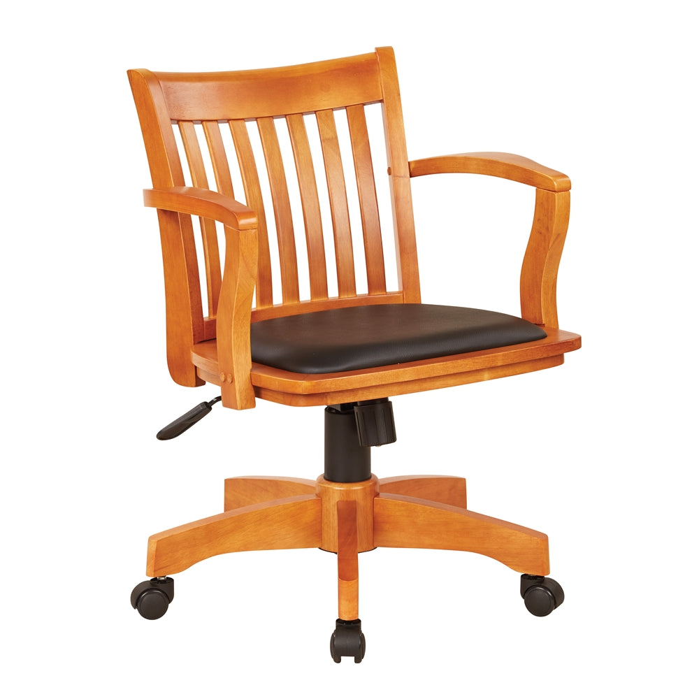 Deluxe Wood Banker's Chair