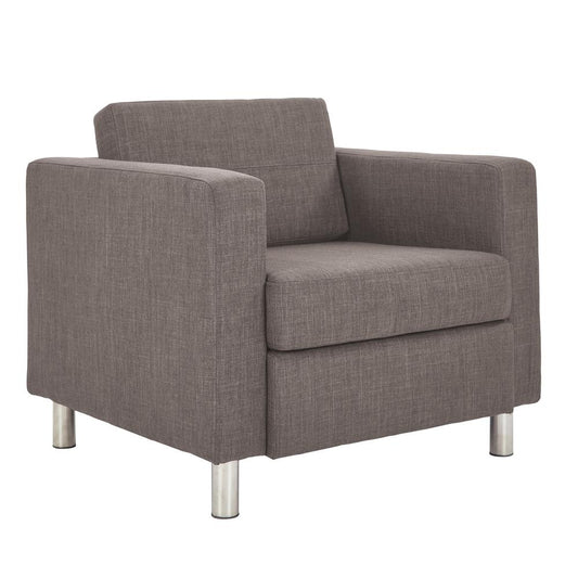 Pacific Armchair In Cement Fabric, PAC51-M59